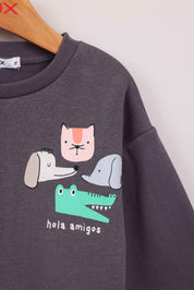 FOX תינוקות בנים פוטרים פוטר עם הדפס פוטר עם הדפס