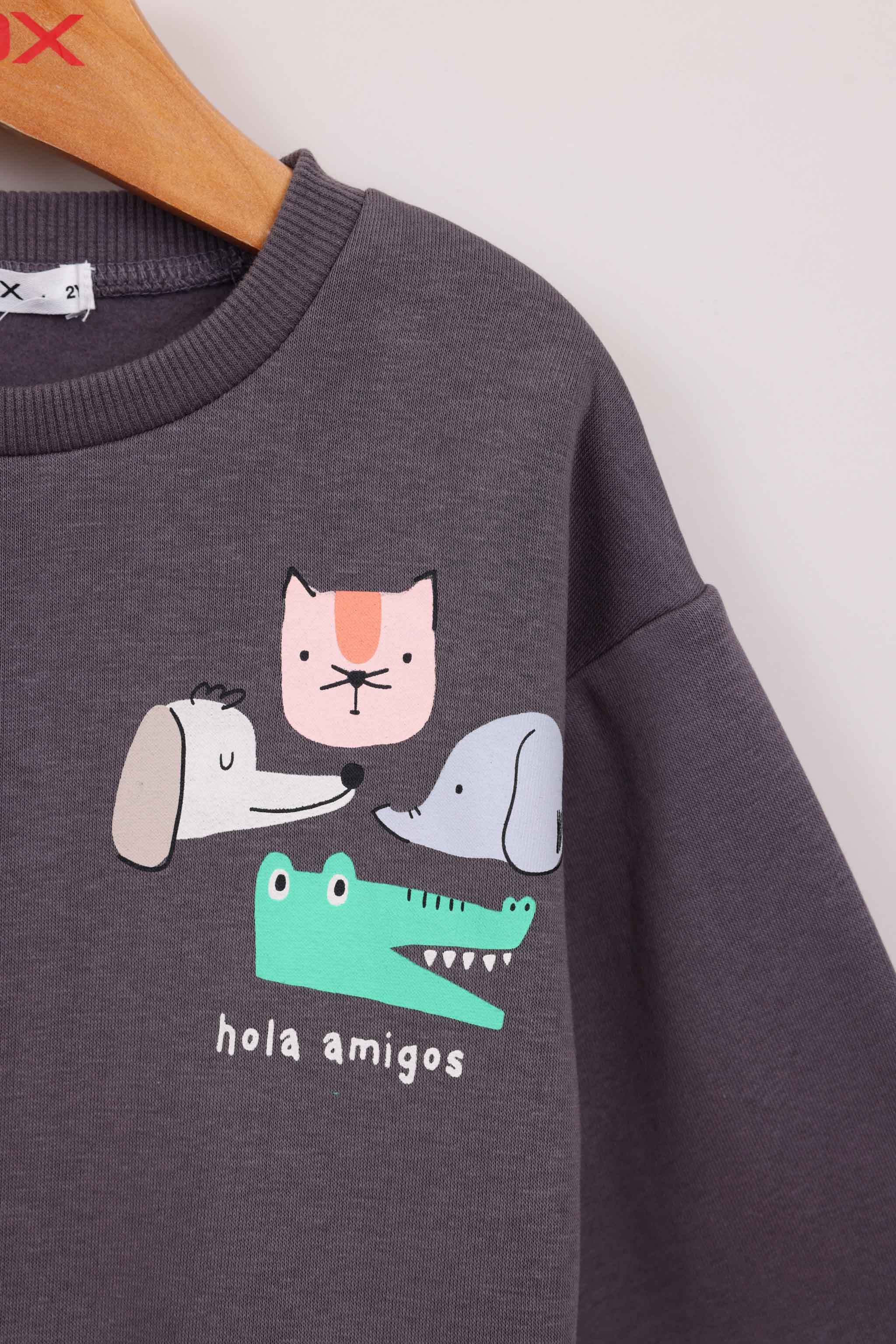 FOX תינוקות בנים פוטרים פוטר עם הדפס פוטר עם הדפס