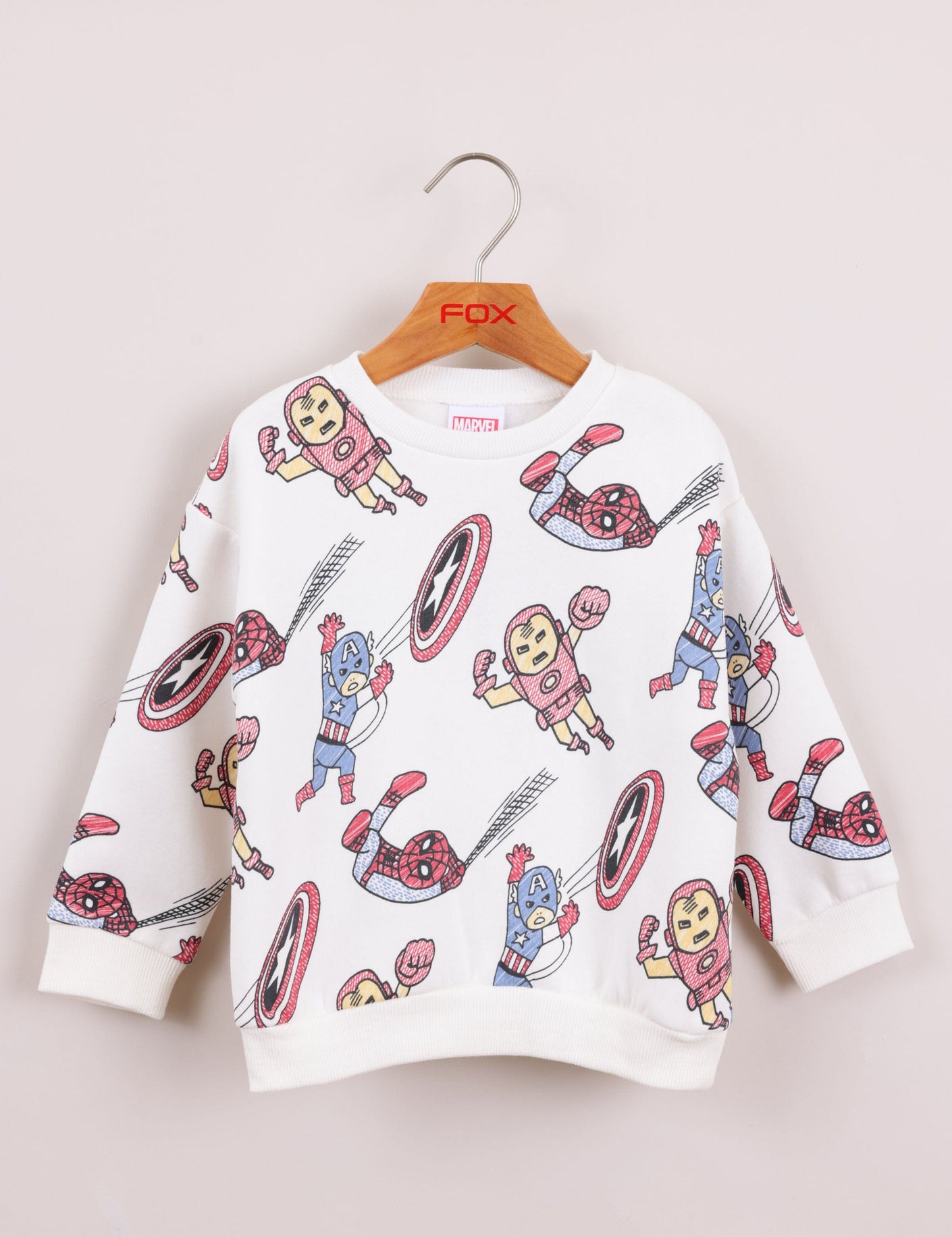 FOX תינוקות בנים פוטרים פוטר ממותג מארוול פוטר ממותג מארוול