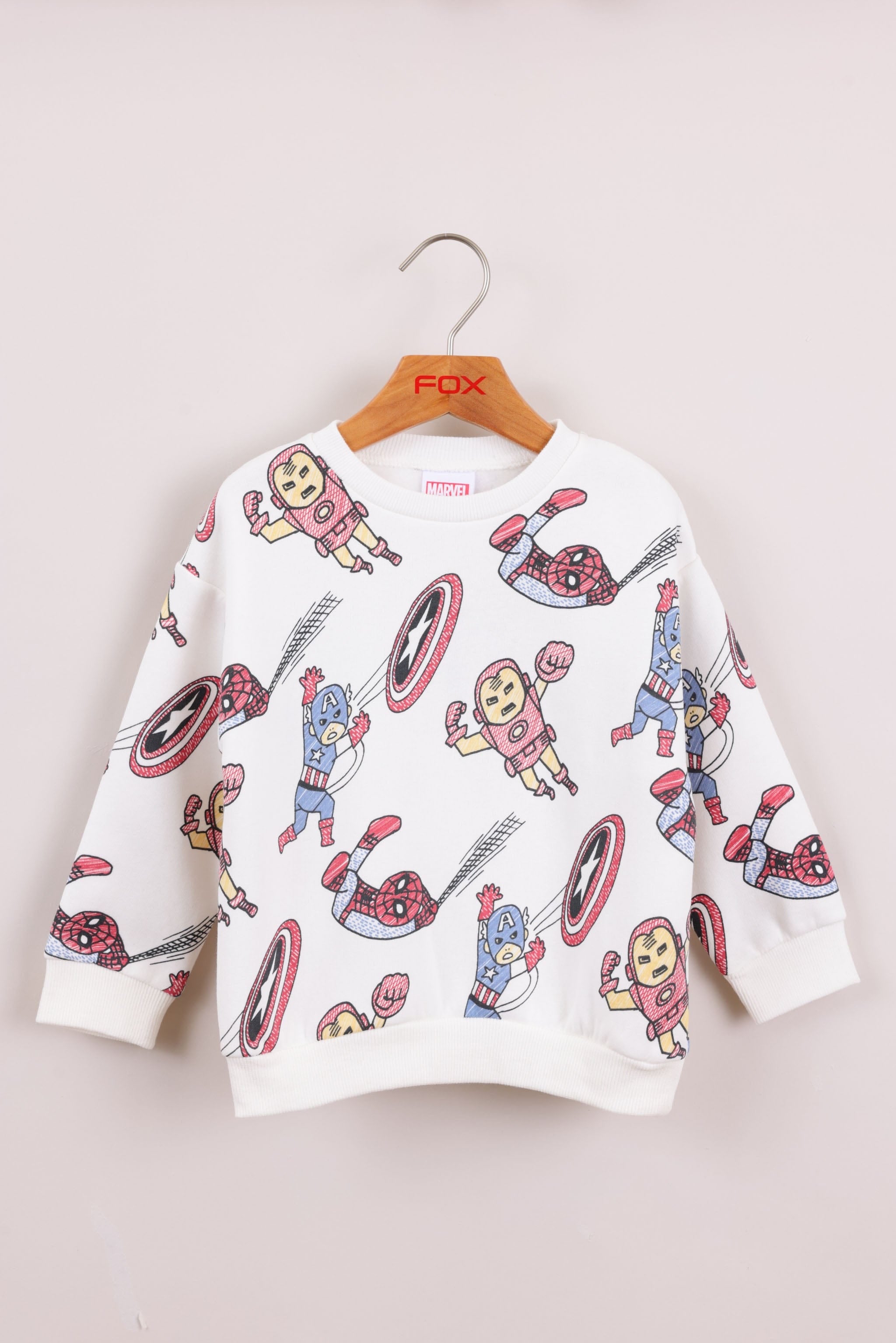 FOX תינוקות בנים פוטרים פוטר ממותג מארוול פוטר ממותג מארוול