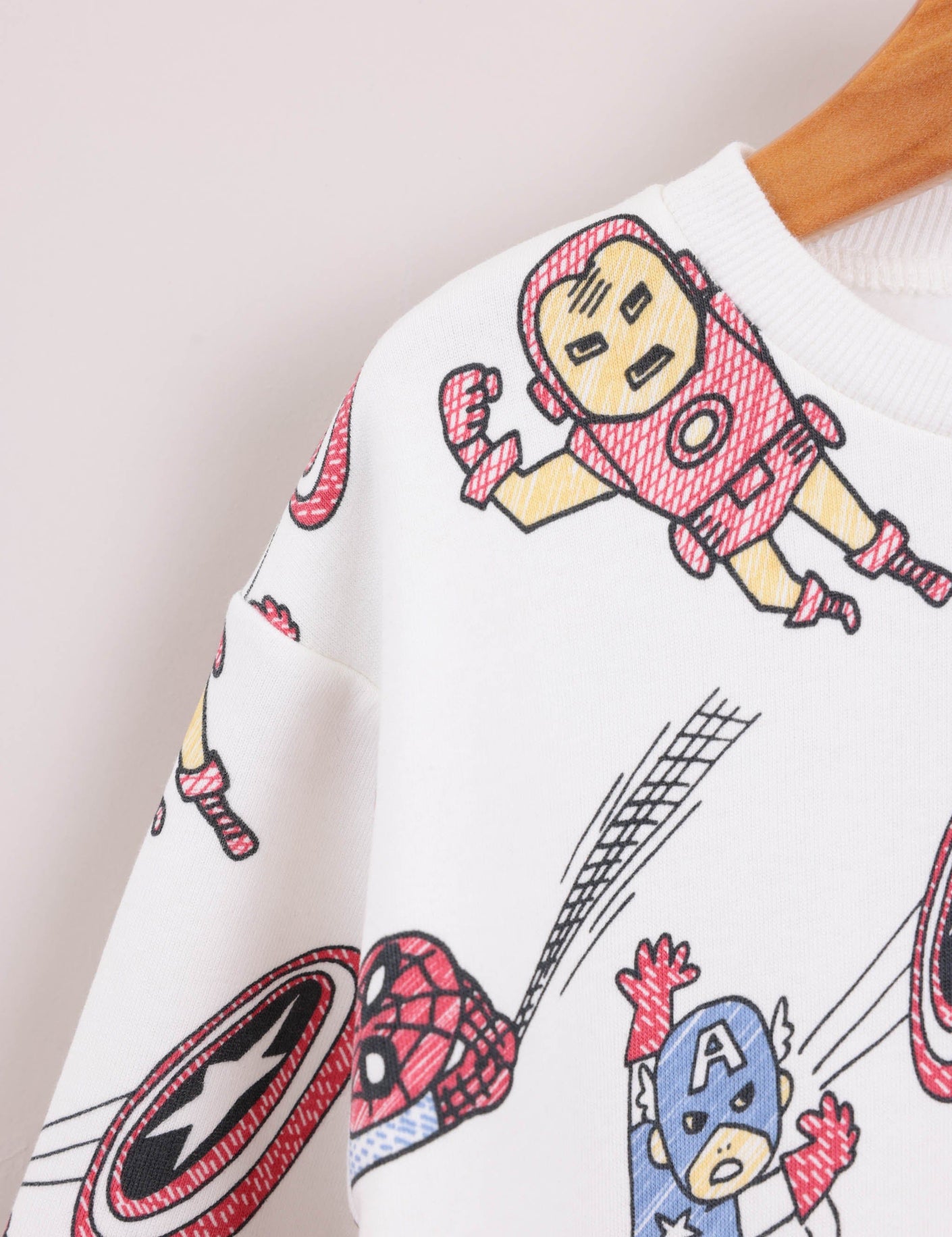 FOX תינוקות בנים פוטרים פוטר ממותג מארוול פוטר ממותג מארוול