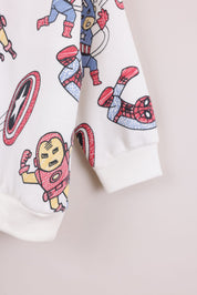 FOX תינוקות בנים פוטרים פוטר ממותג מארוול פוטר ממותג מארוול