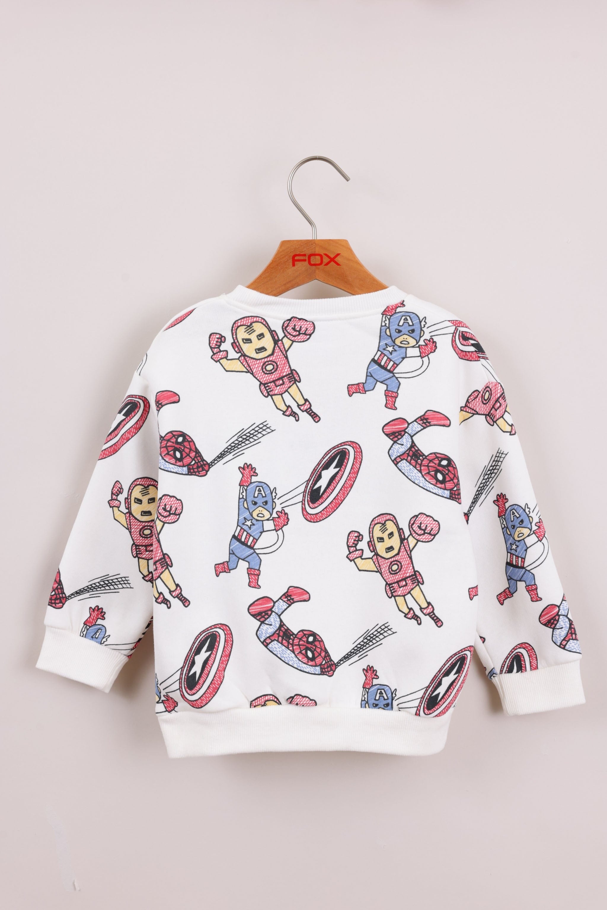 FOX תינוקות בנים פוטרים פוטר ממותג מארוול פוטר ממותג מארוול