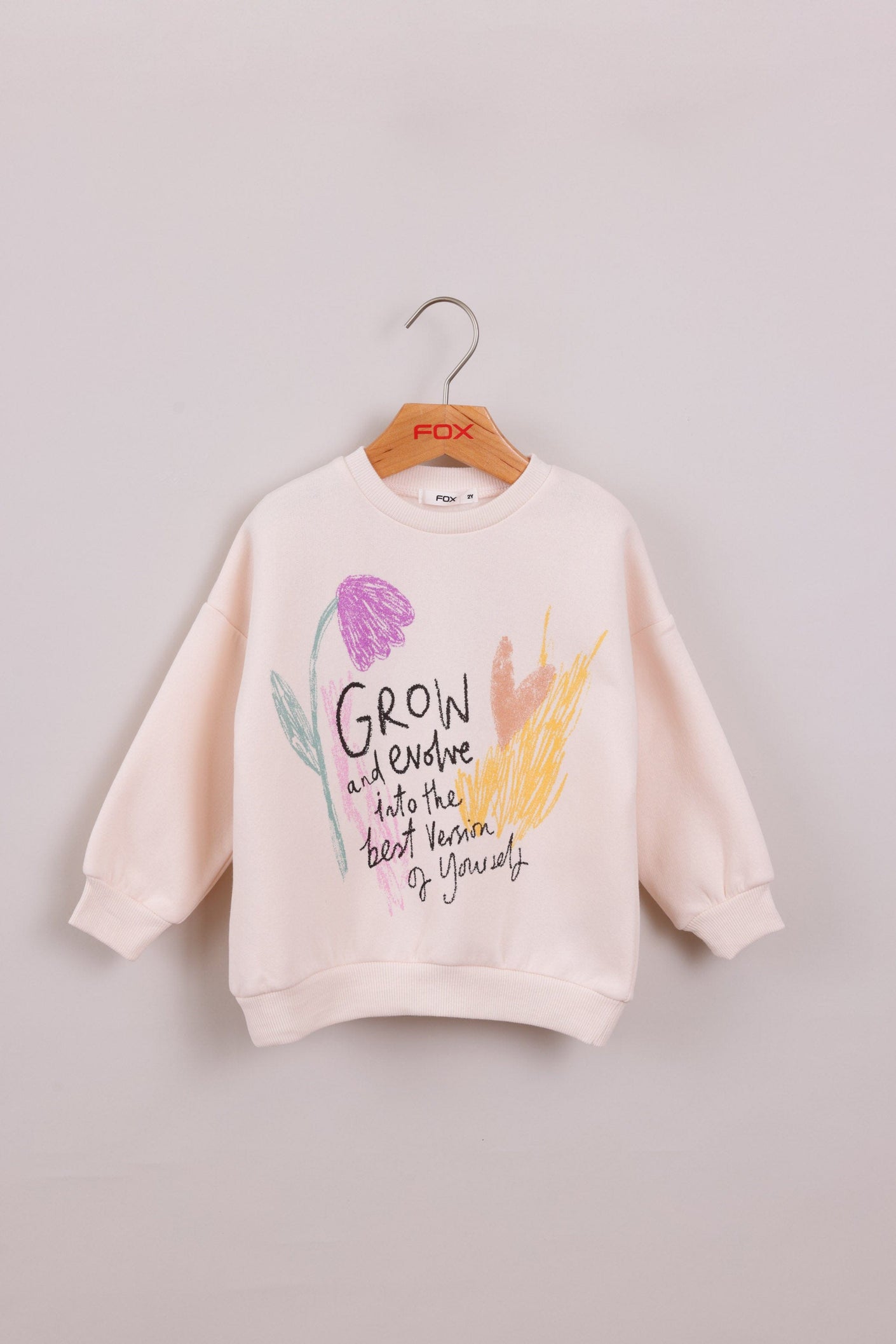 FOX תינוקות בנות פוטרים פוטר עם הדפס פוטר עם הדפס