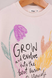 FOX תינוקות בנות פוטרים פוטר עם הדפס פוטר עם הדפס