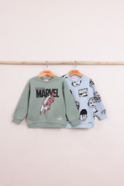 FOX תינוקות בנים פוטרים מארז 2 פוטרים מארוול מארז 2 פוטרים מארוול