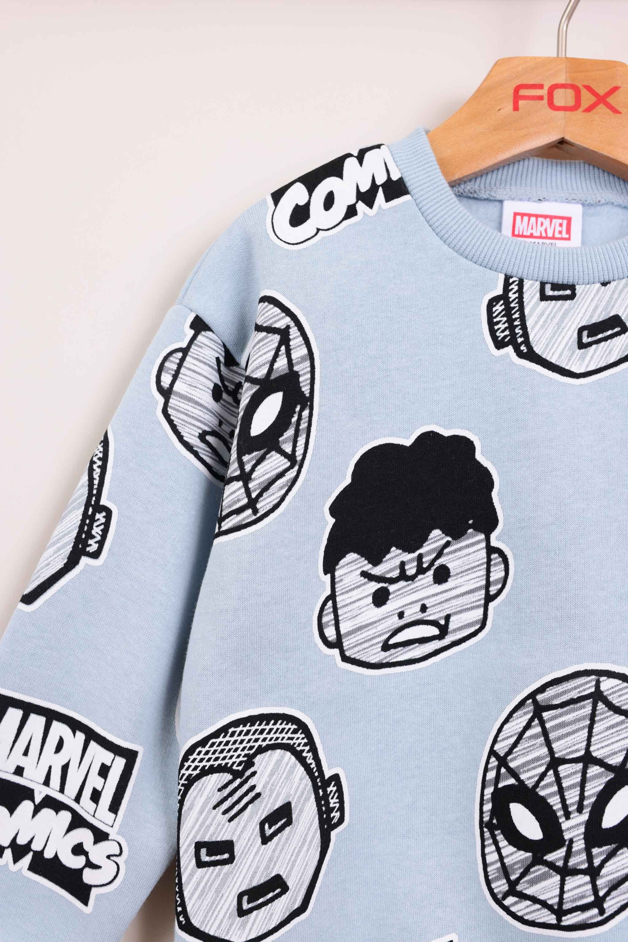 FOX תינוקות בנים פוטרים מארז 2 פוטרים מארוול מארז 2 פוטרים מארוול