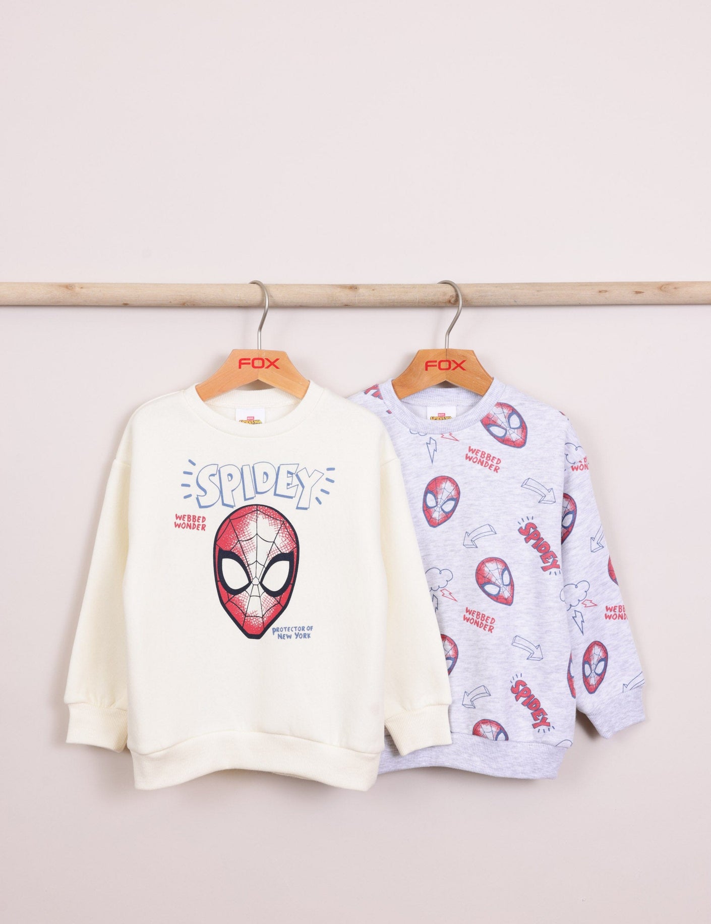 FOX תינוקות בנים פוטרים מארז פוטר ממותג ספידרמן מארז פוטר ממותג ספידרמן