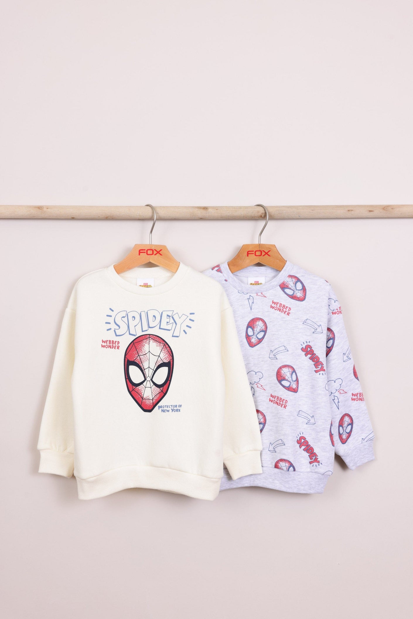 FOX תינוקות בנים פוטרים מארז פוטר ממותג ספידרמן מארז פוטר ממותג ספידרמן