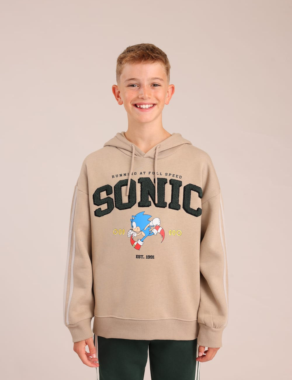 FOX בנים פוטרים קפוצ'ון פוטר ממותג Sonic קפוצ'ון פוטר ממותג Sonic