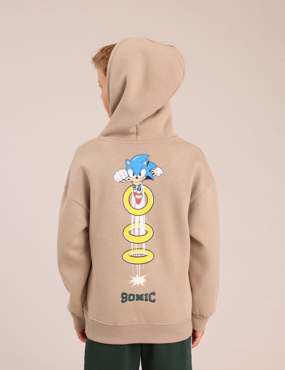 FOX בנים פוטרים קפוצ'ון פוטר ממותג Sonic קפוצ'ון פוטר ממותג Sonic