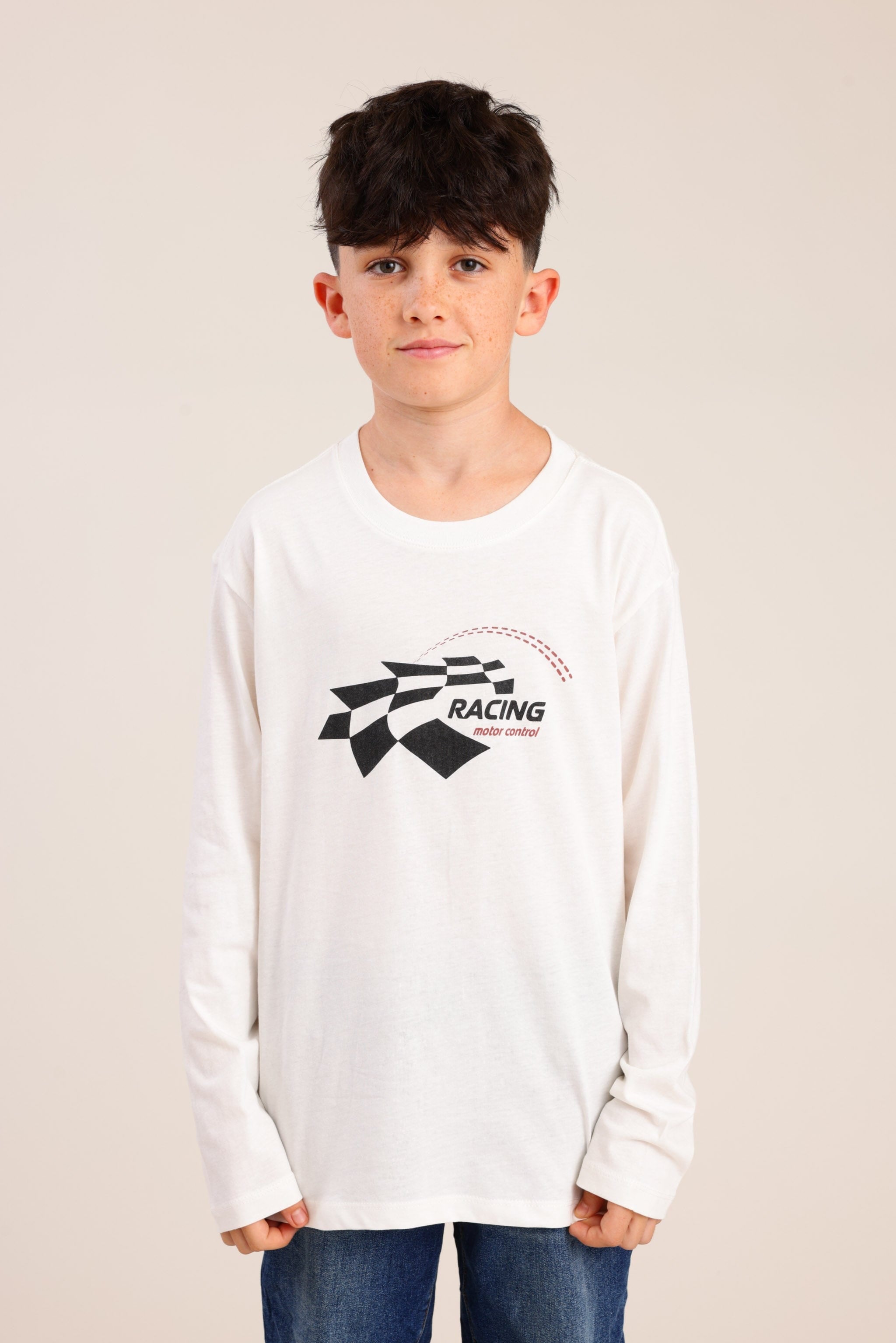 FOX בנים חולצה חולצה עם הדפס חולצה עם הדפס