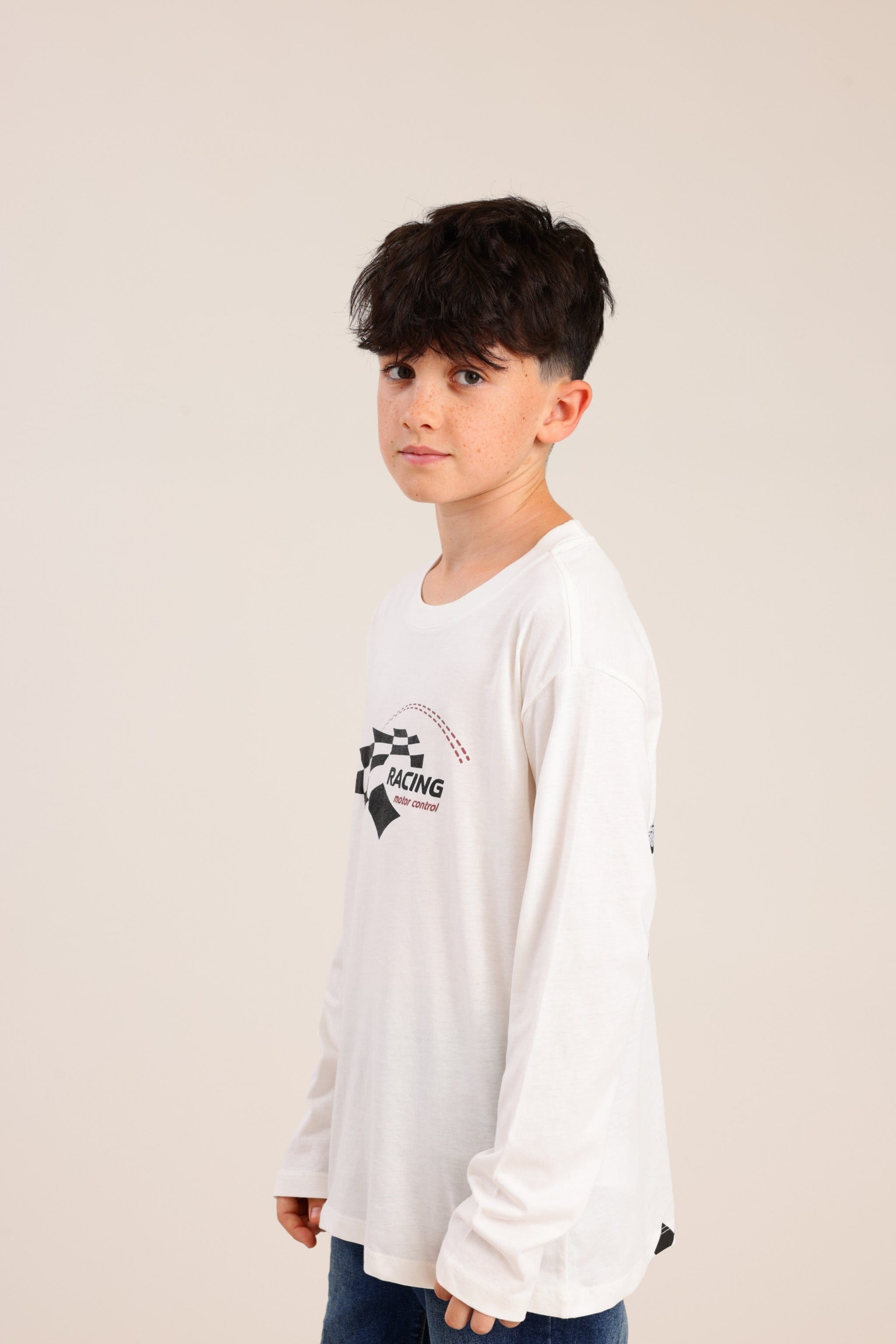 FOX בנים חולצה חולצה עם הדפס חולצה עם הדפס