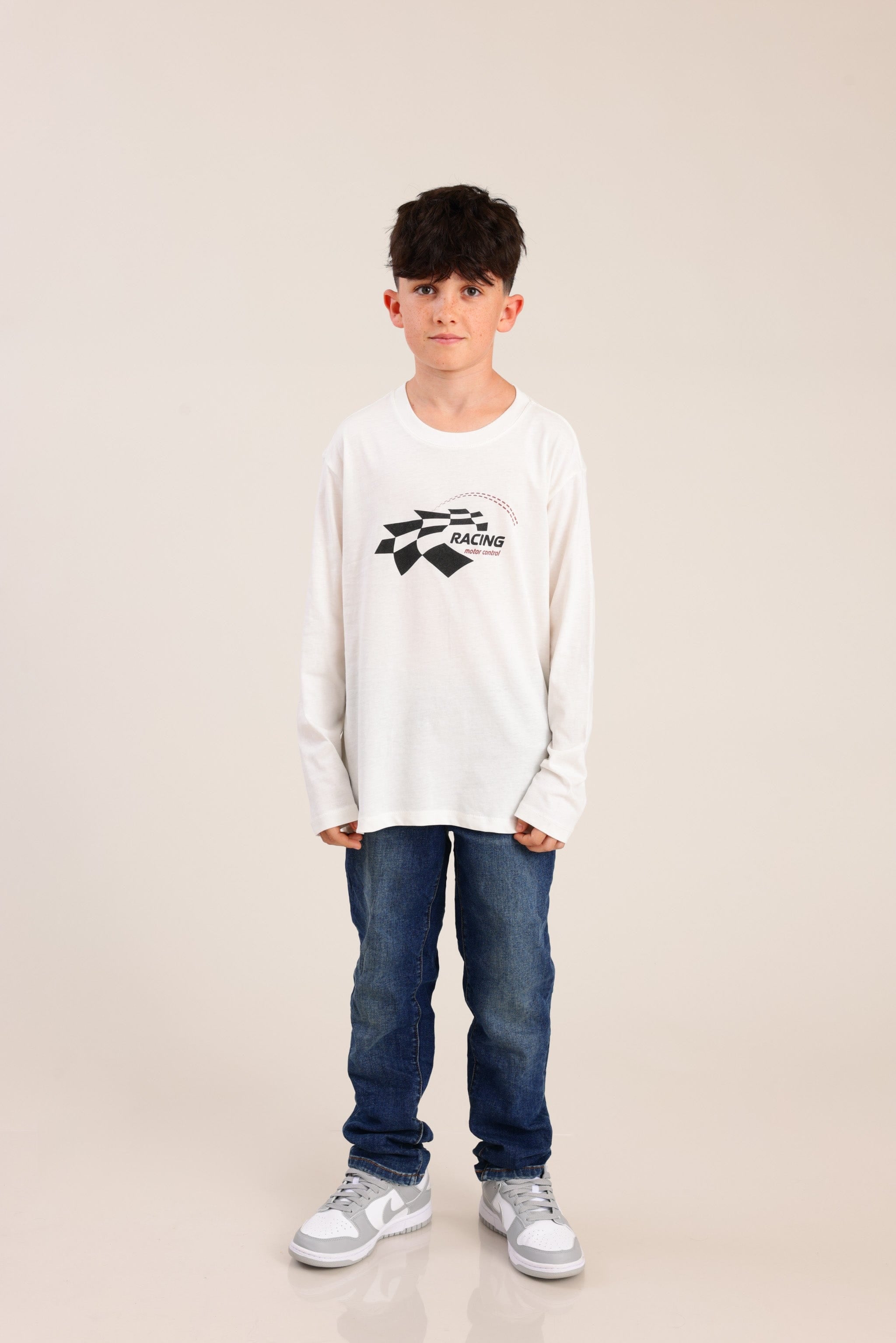 FOX בנים חולצה חולצה עם הדפס חולצה עם הדפס