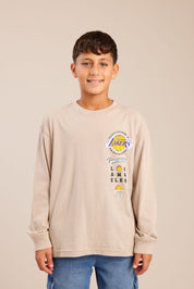 FOX בנים חולצה חולצה ממותגת NBA חולצה ממותגת NBA