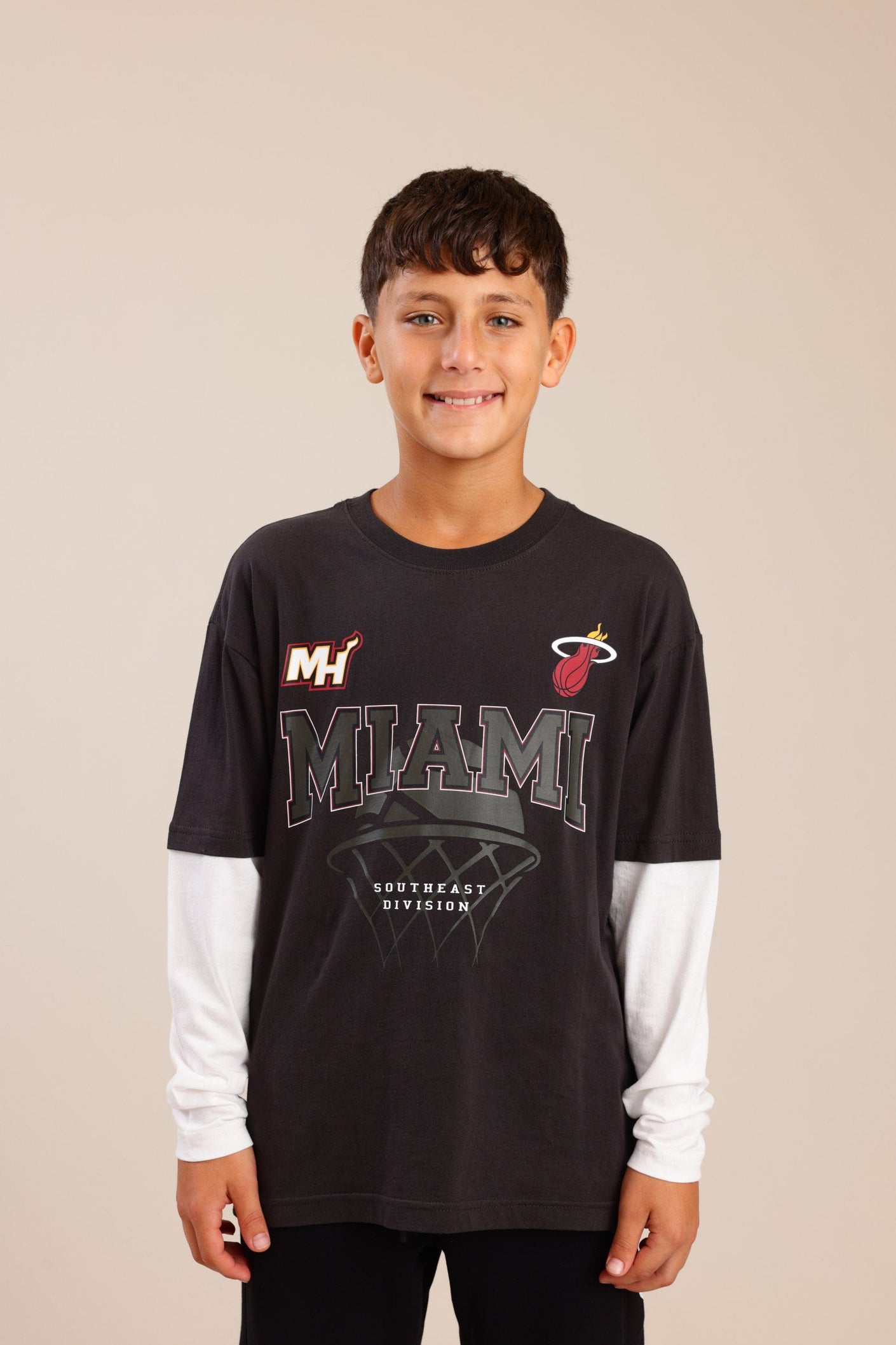 FOX בנים חולצה חולצה ממותגת NBA חולצה ממותגת NBA
