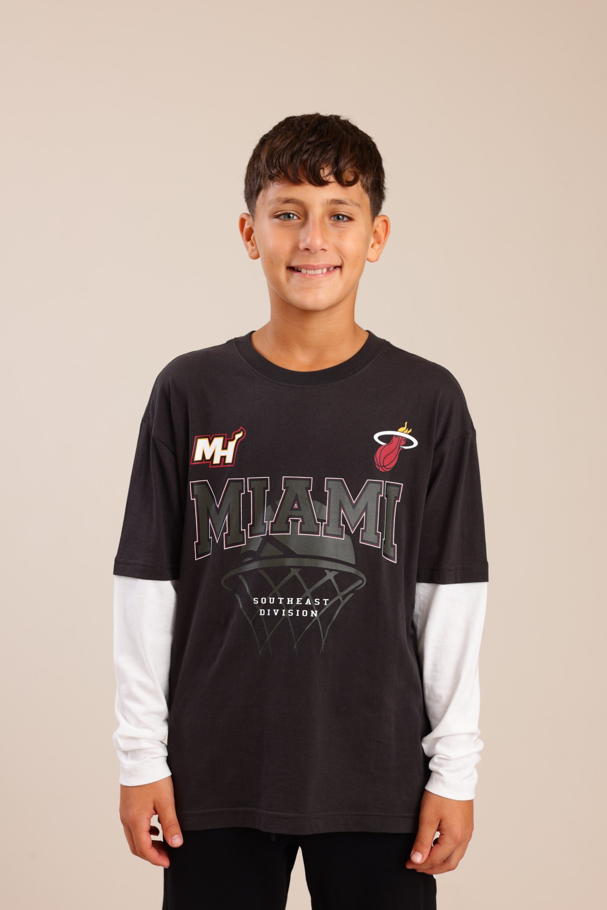 FOX בנים חולצה חולצה ממותגת NBA חולצה ממותגת NBA