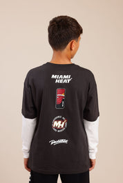 FOX בנים חולצה חולצה ממותגת NBA חולצה ממותגת NBA