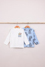 FOX תינוקות בנים חולצה מארז 2 חולצות מפרץ ההפרתקאות מארז 2 חולצות מפרץ ההפרתקאות