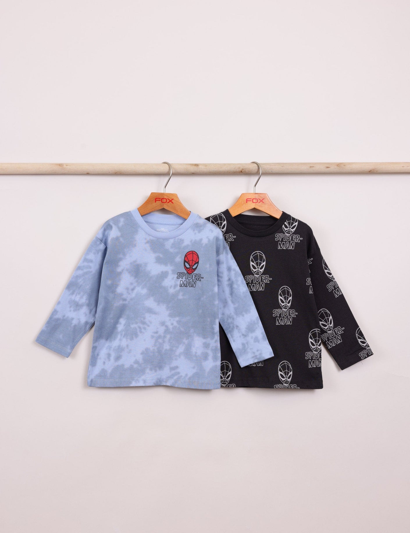 FOX תינוקות בנים חולצה מארז 2 חולצות ממותגות ספיידרמן מארז 2 חולצות ממותגות ספיידרמן