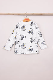 FOX תינוקות בנים חולצה מארז 2 חולצות ממותגות סנופי מארז 2 חולצות ממותגות סנופי