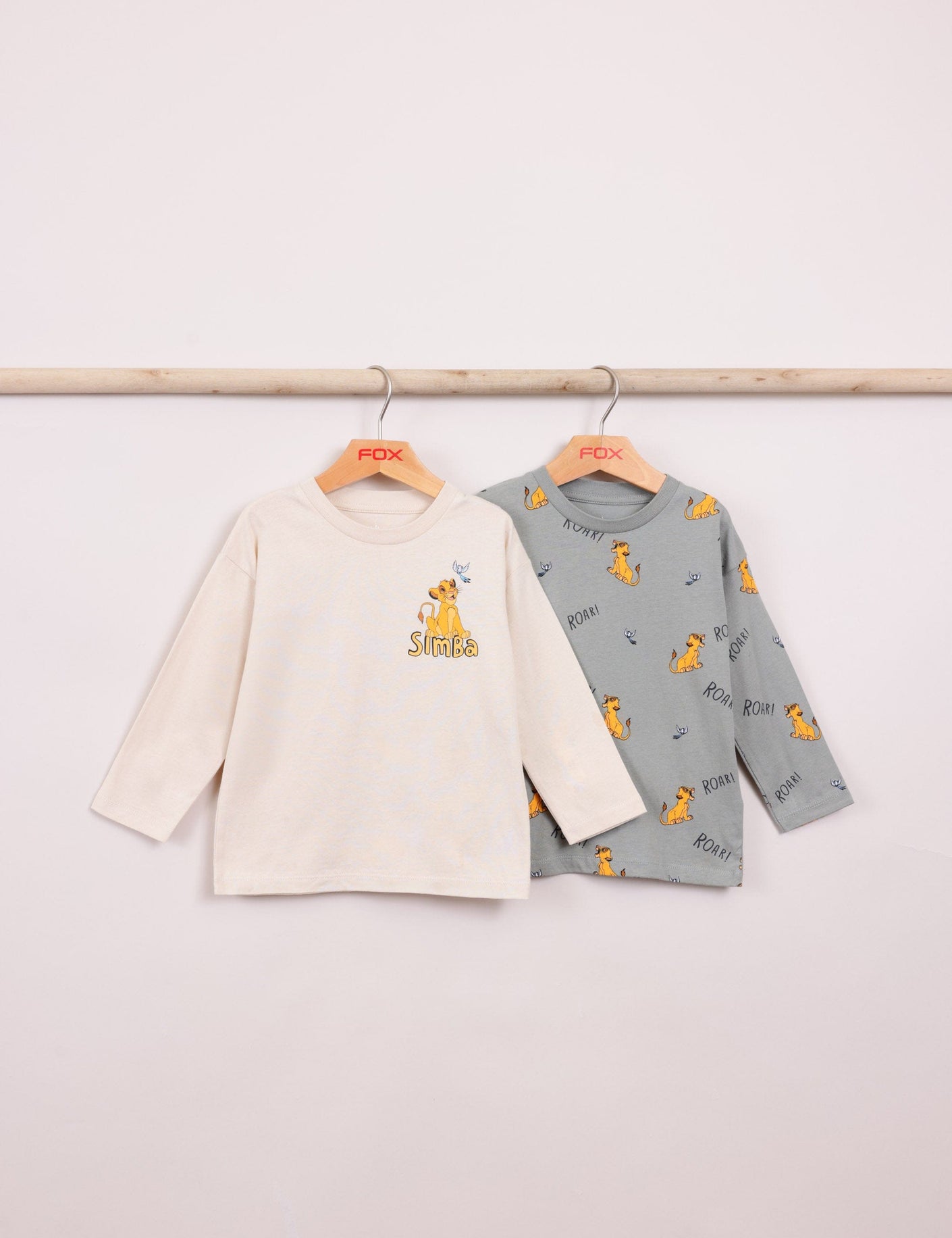 FOX תינוקות בנים חולצה מארז 2 חולצות דיסני מארז 2 חולצות דיסני