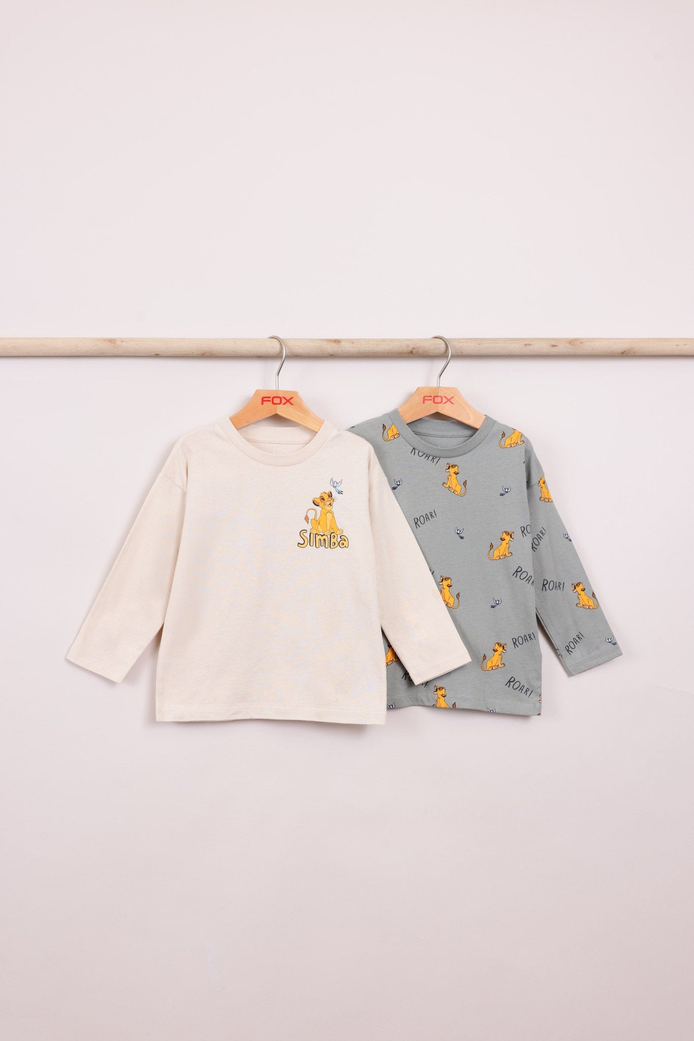 FOX תינוקות בנים חולצה מארז 2 חולצות דיסני מארז 2 חולצות דיסני