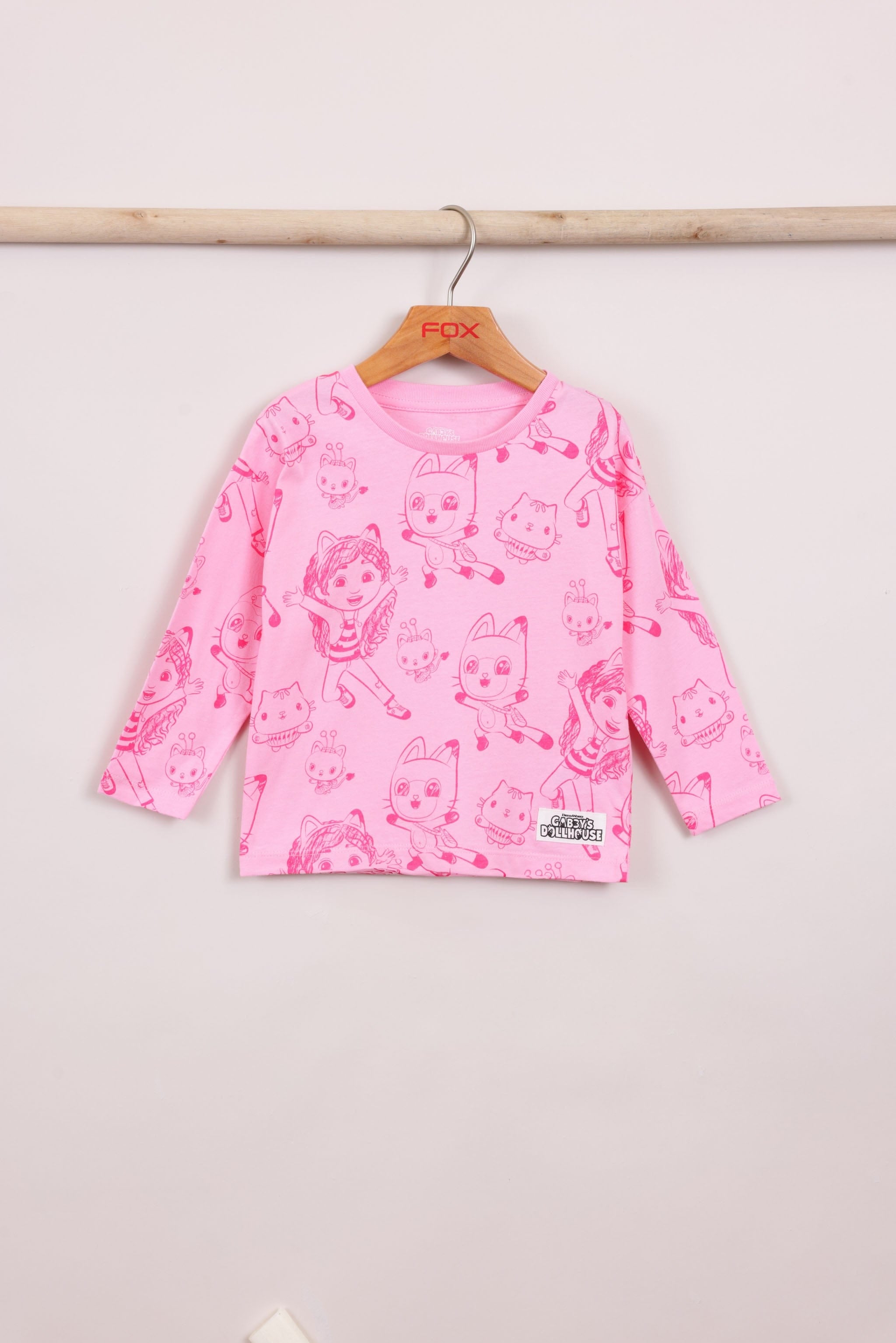 FOX תינוקות בנות חולצה מארז 2 חולצות בית הבובות מארז 2 חולצות בית הבובות