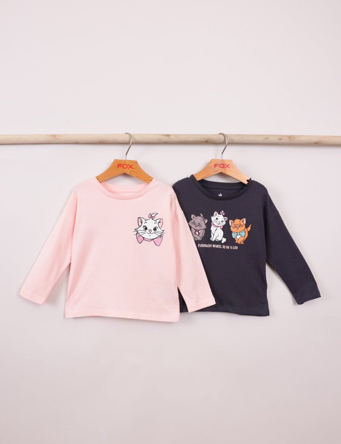 FOX תינוקות בנות חולצה מארז 2 חולצות דיסני מארז 2 חולצות דיסני