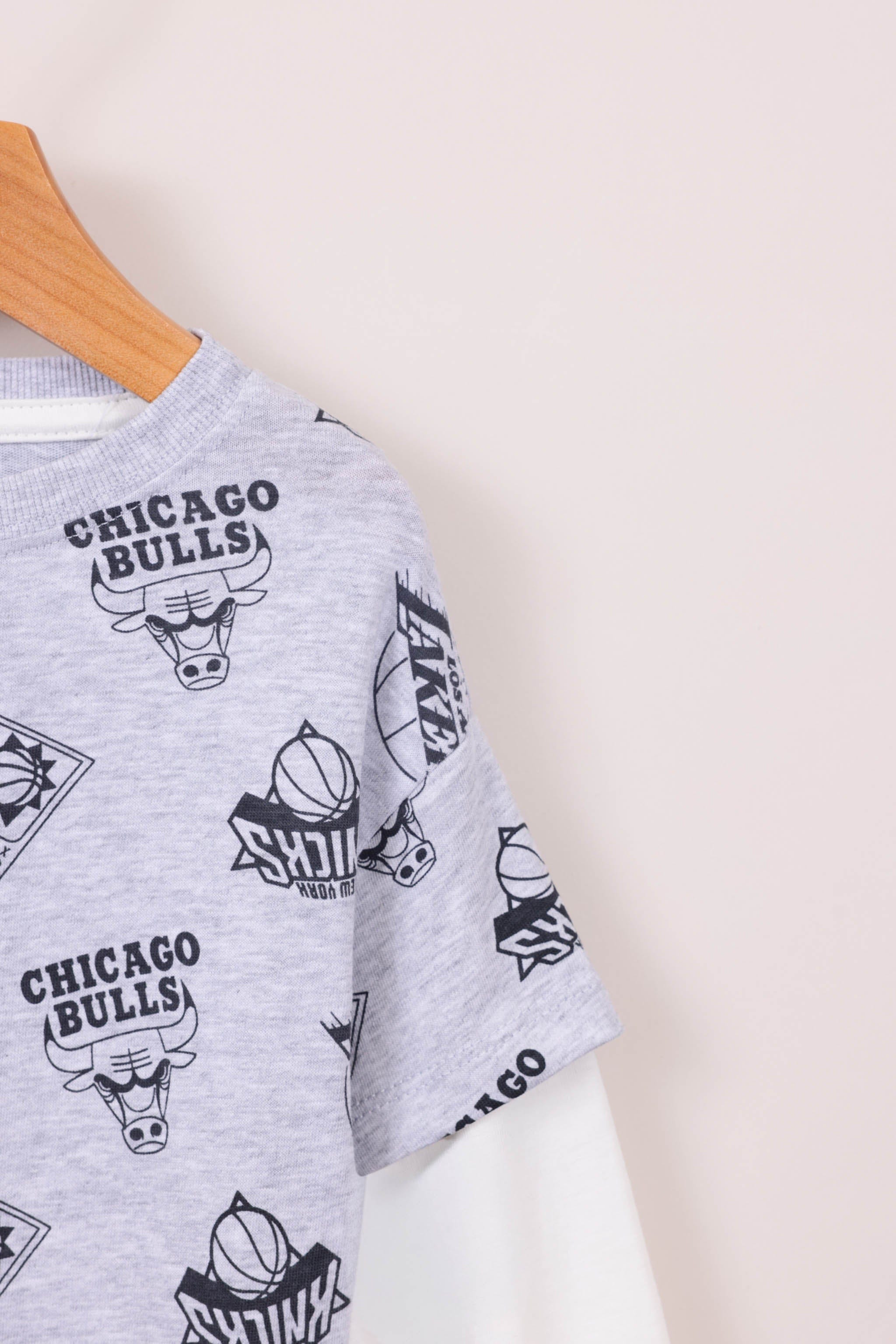 FOX תינוקות בנים חולצה חולצה ממותגת NBA חולצה ממותגת NBA