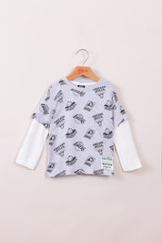 FOX תינוקות בנים חולצה חולצה ממותגת NBA חולצה ממותגת NBA