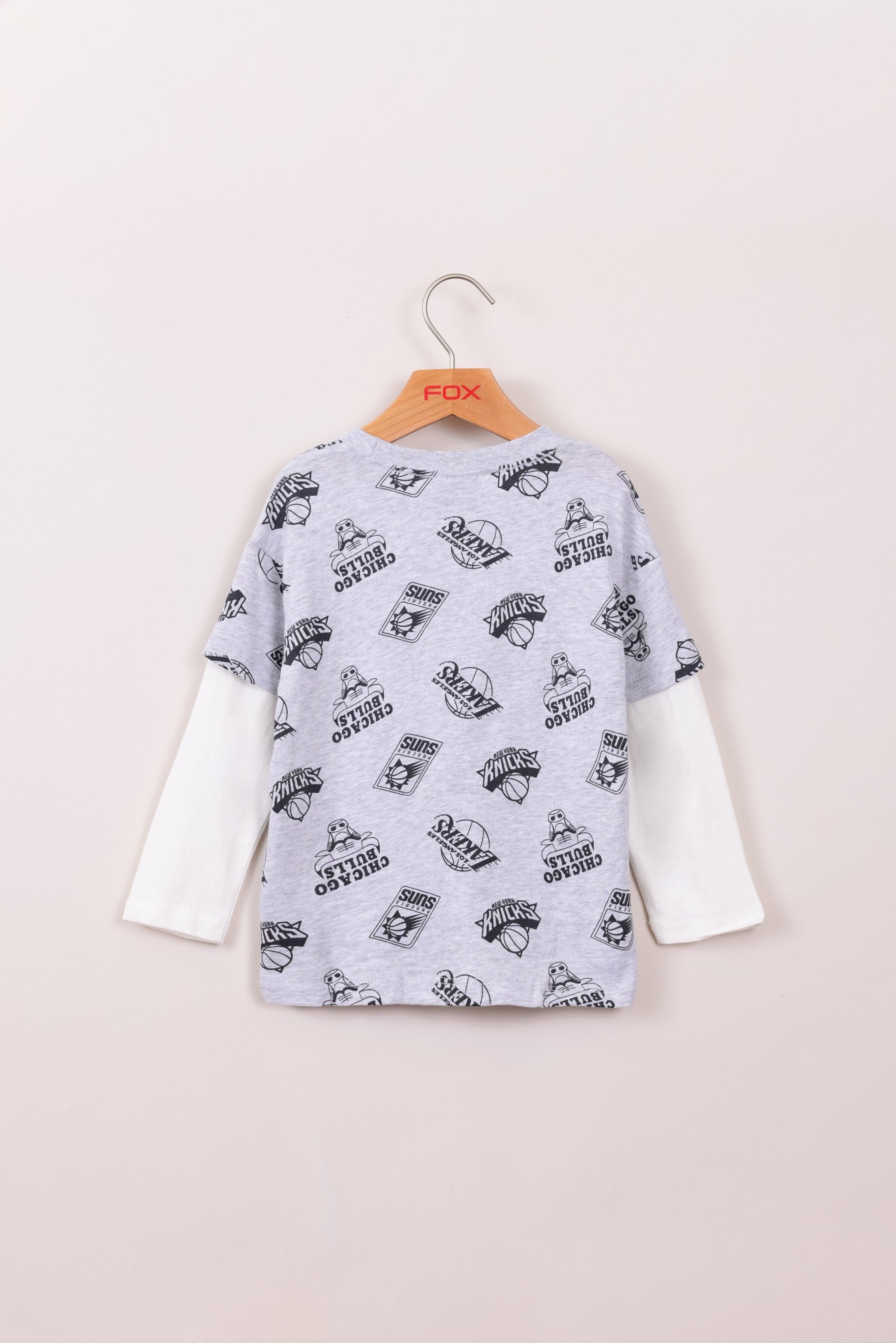 FOX תינוקות בנים חולצה חולצה ממותגת NBA חולצה ממותגת NBA