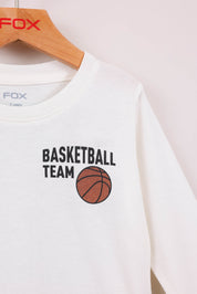 FOX תינוקות בנים חולצה חולצה עם הדפס חולצה עם הדפס