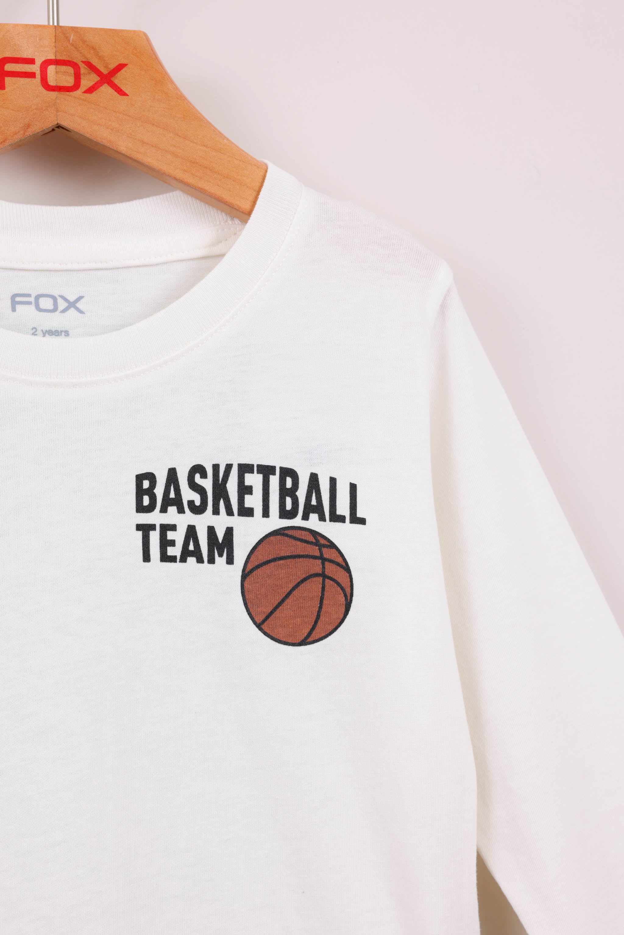 FOX תינוקות בנים חולצה חולצה עם הדפס חולצה עם הדפס
