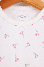 FOX תינוקות בנות חולצה חולצת פוינטל חולצת פוינטל