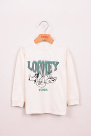 FOX תינוקות בנים חולצה חולצת טריקו ממותגת לוני טונס חולצת טריקו ממותגת לוני טונס