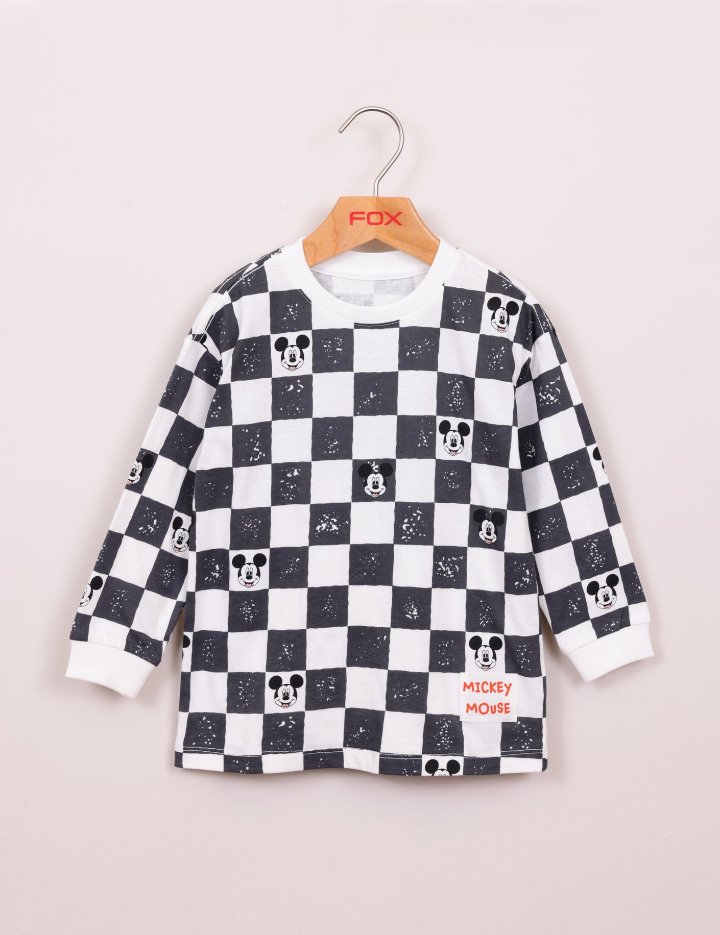 FOX תינוקות בנים חולצה חולצת טריקו ממותגת מיקי מאוס חולצת טריקו ממותגת מיקי מאוס
