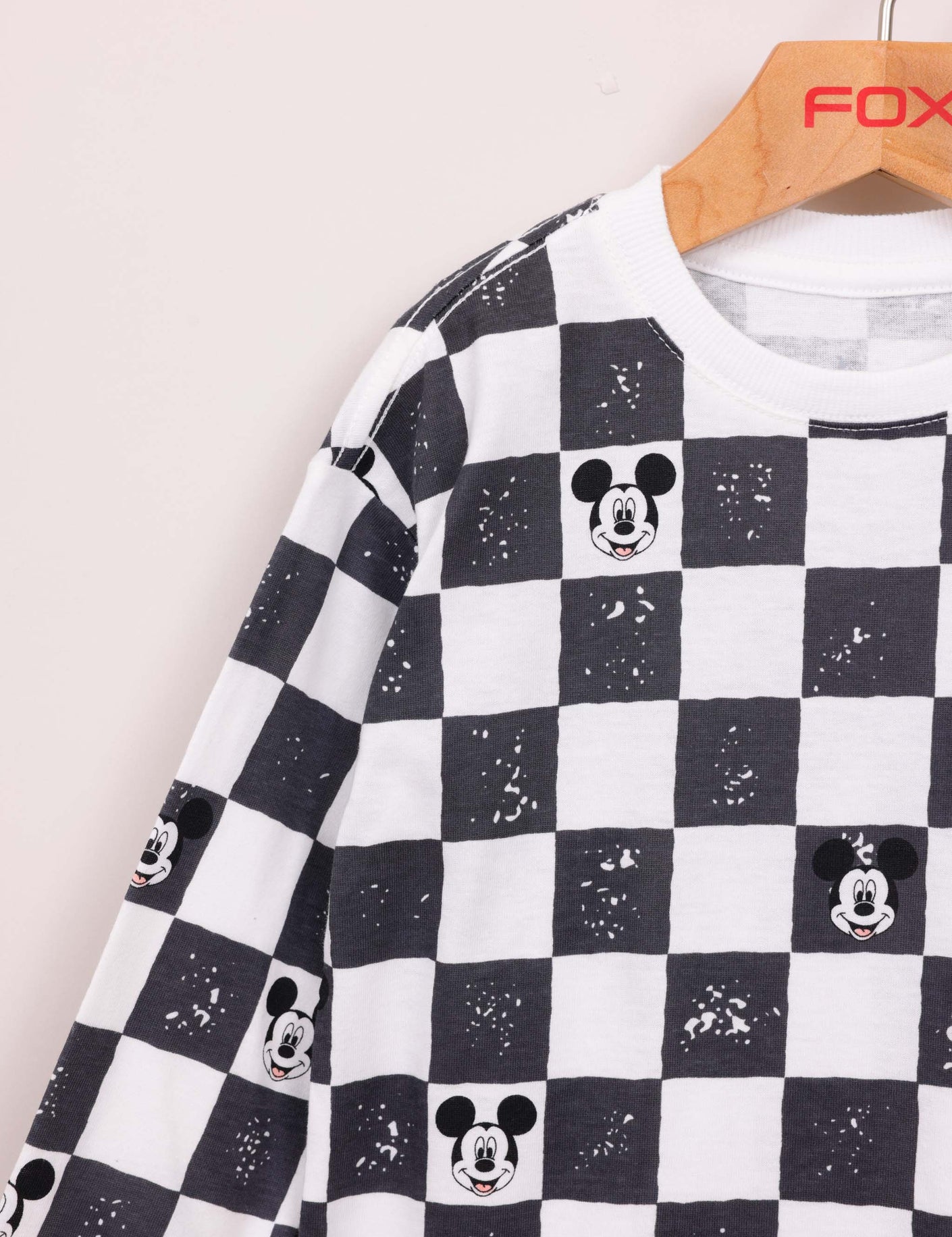 FOX תינוקות בנים חולצה חולצת טריקו ממותגת מיקי מאוס חולצת טריקו ממותגת מיקי מאוס