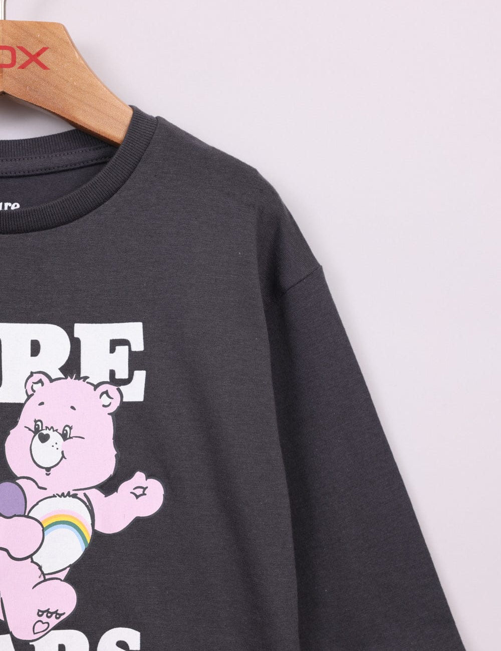 FOX תינוקות בנות חולצה חולצה ממותגת דובוני אכפת לי חולצה ממותגת דובוני אכפת לי