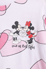 FOX תינוקות בנות חולצה חולצה ממותגת מיני מאוס חולצה ממותגת מיני מאוס