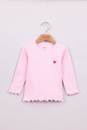 FOX תינוקות בנות חולצה חולצת ריב עם הדפס חולצת ריב עם הדפס