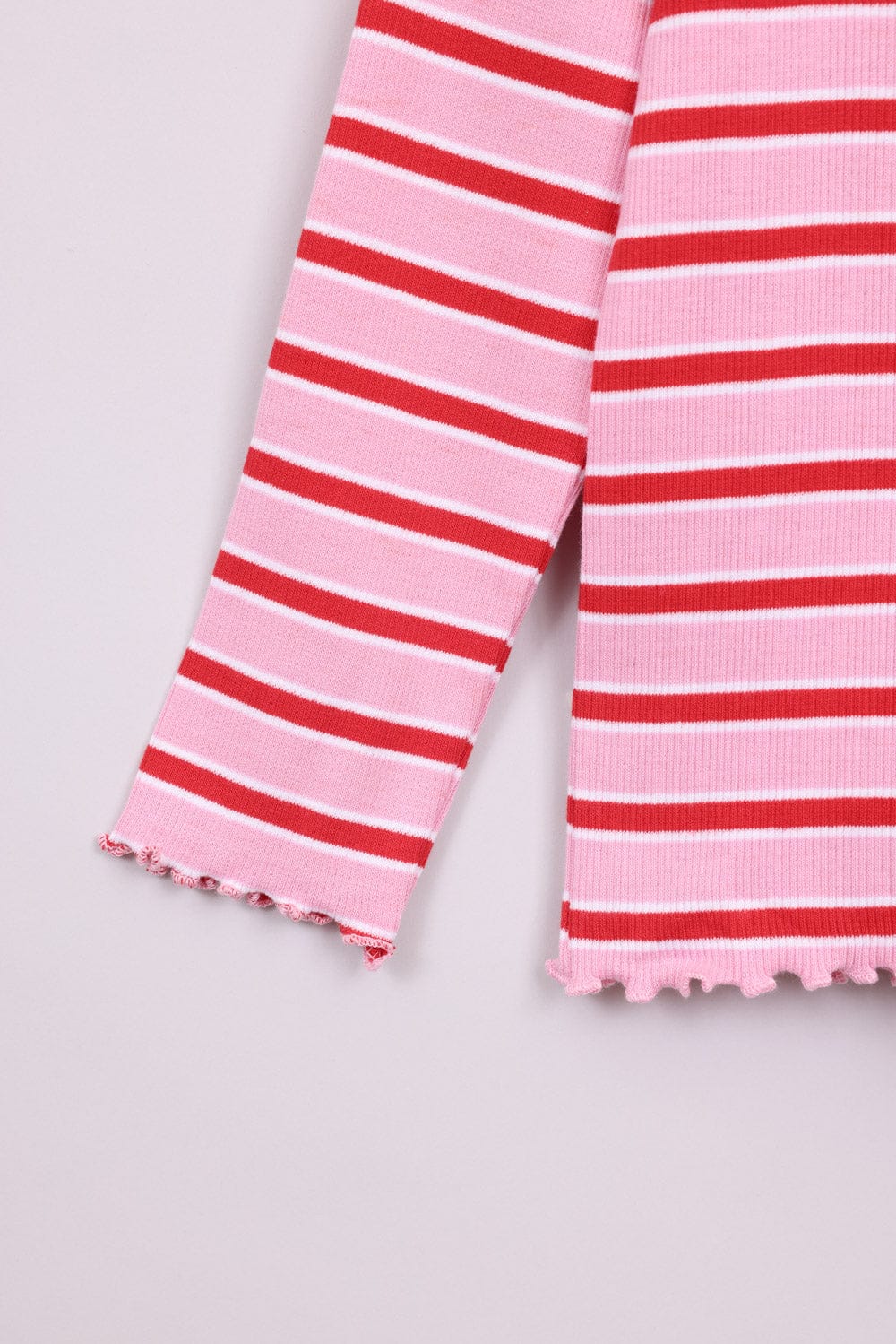 FOX תינוקות בנות חולצה חולצת ריב עם פסים חולצת ריב עם פסים