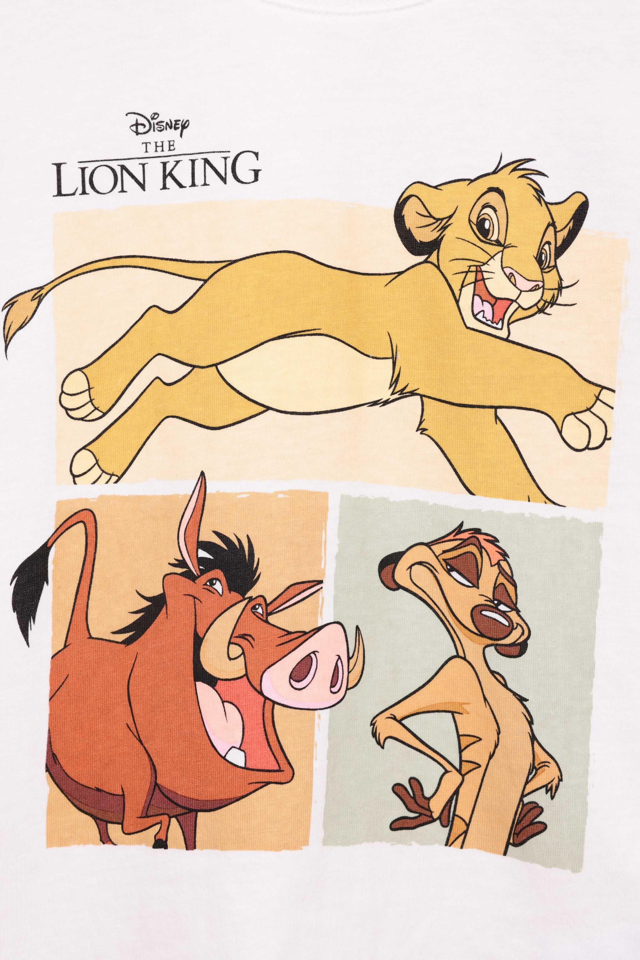 FOX תינוקות בנים חולצה חולצה ממותגת מלך האריות חולצה ממותגת מלך האריות