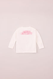 FOX תינוקות בנות חולצה ארוכה חולצה בייסיק ממותגת גבי בית הבובות חולצה בייסיק ממותגת גבי בית הבובות