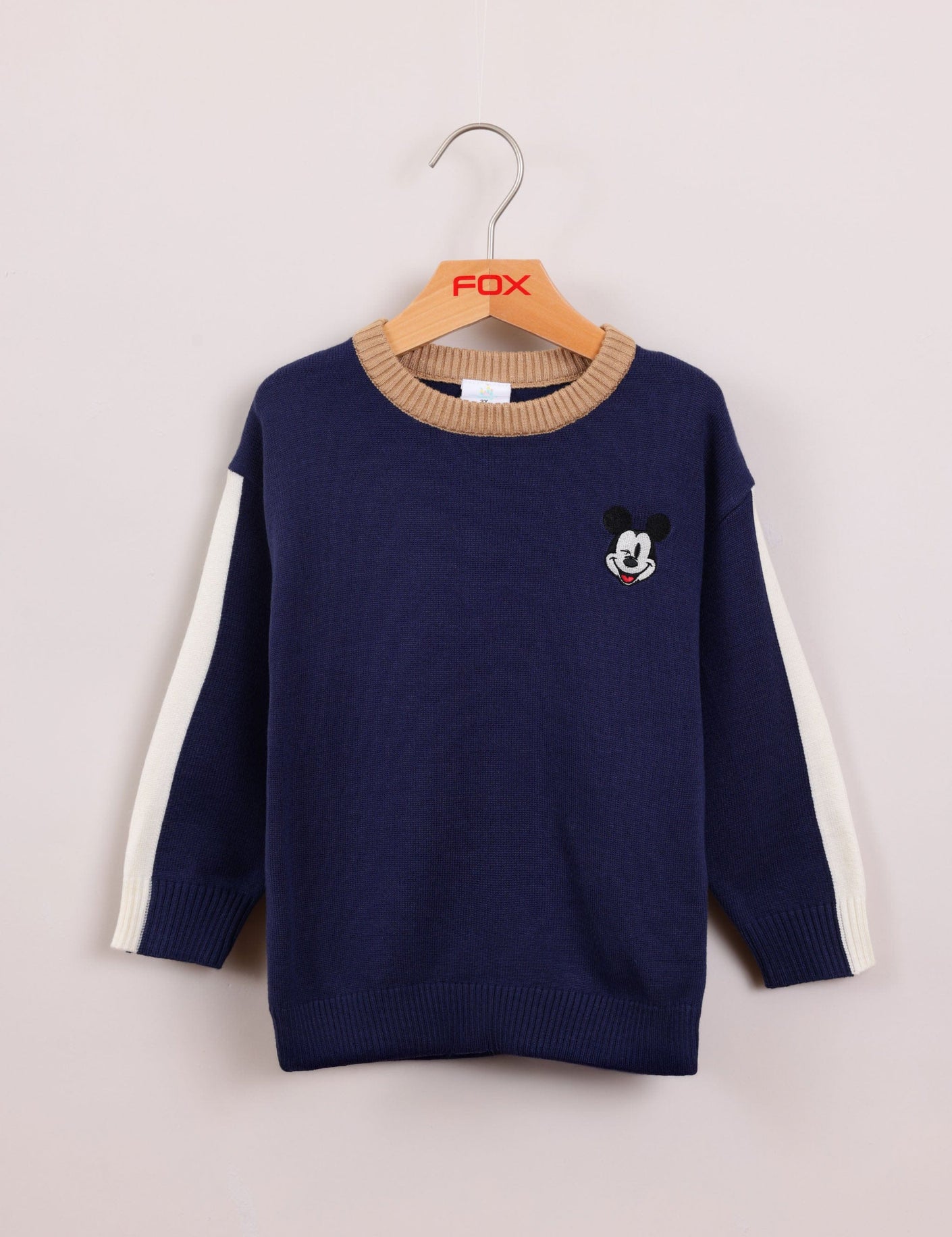 FOX תינוקות בנים סריגים סריג ממותג מיקי מאוס סריג ממותג מיקי מאוס