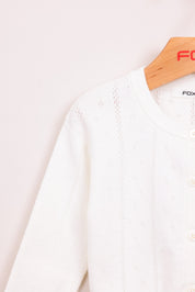 FOX תינוקות בנות אחר סריג קרדיגן סריג קרדיגן