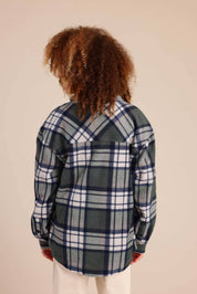 FOX בנים פליזים חולצת פליז מכופתרת חולצת פליז מכופתרת