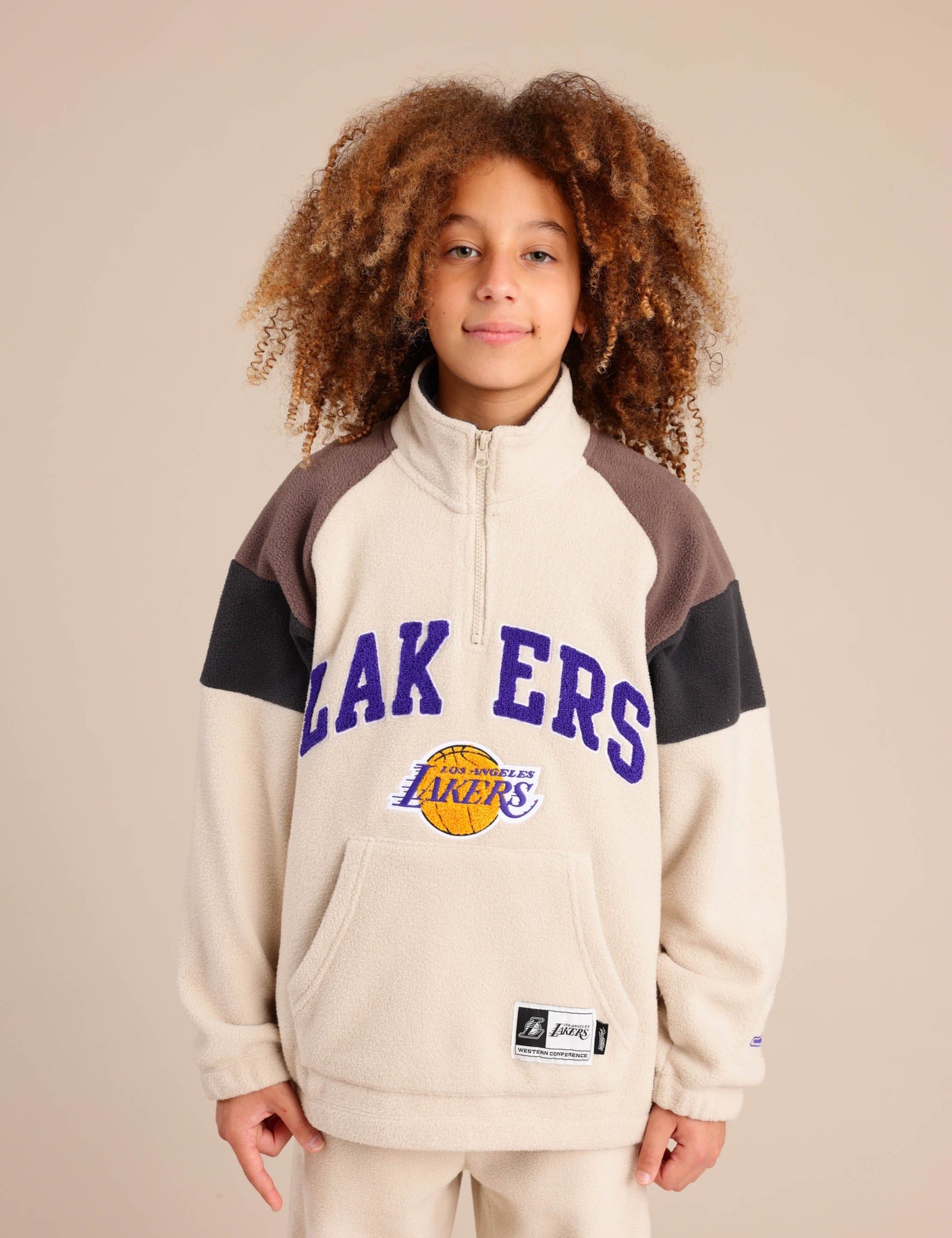 FOX בנים פליזים חולצת פליז ממותגת NBA חולצת פליז ממותגת NBA