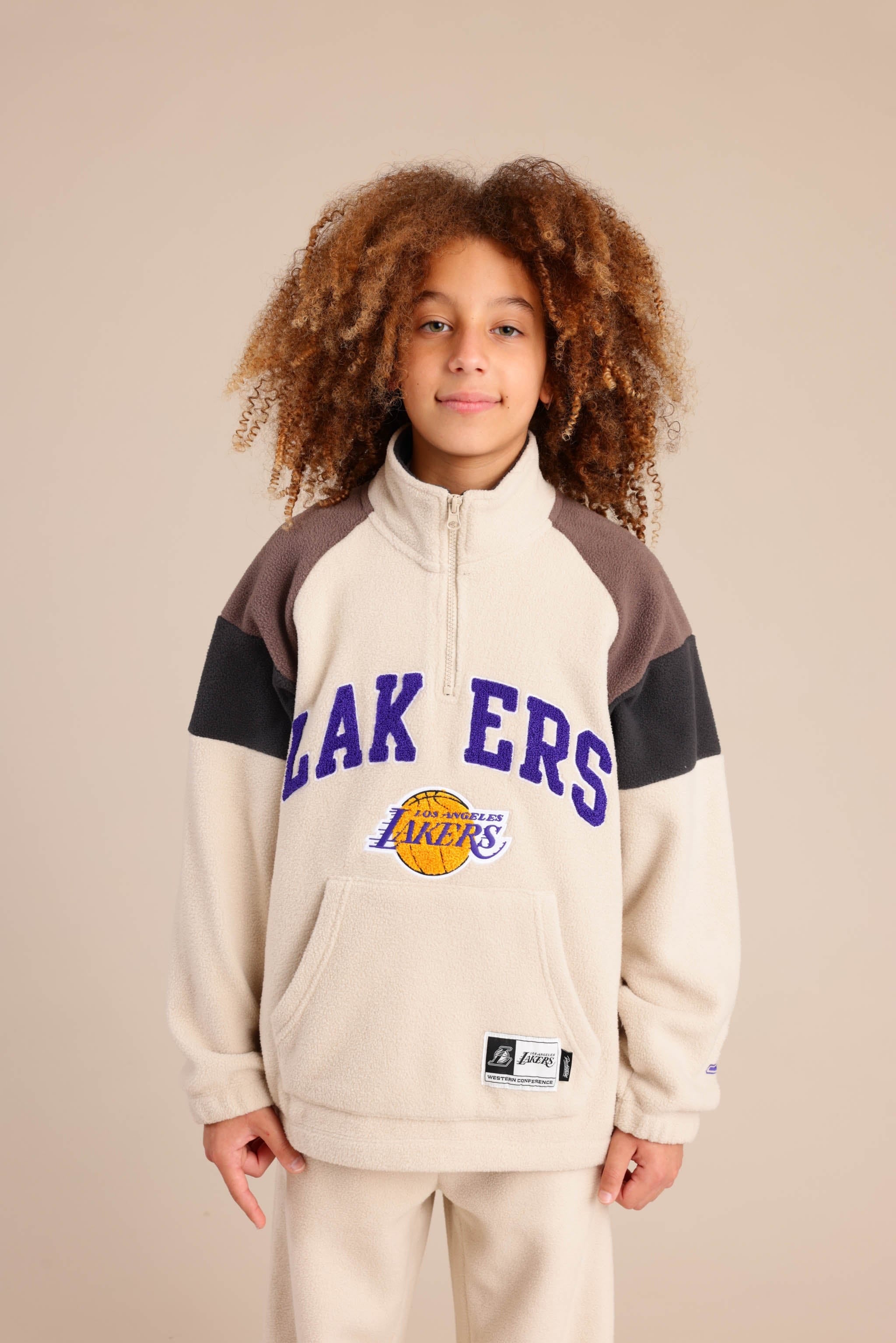 FOX בנים פליזים חולצת פליז ממותגת NBA חולצת פליז ממותגת NBA