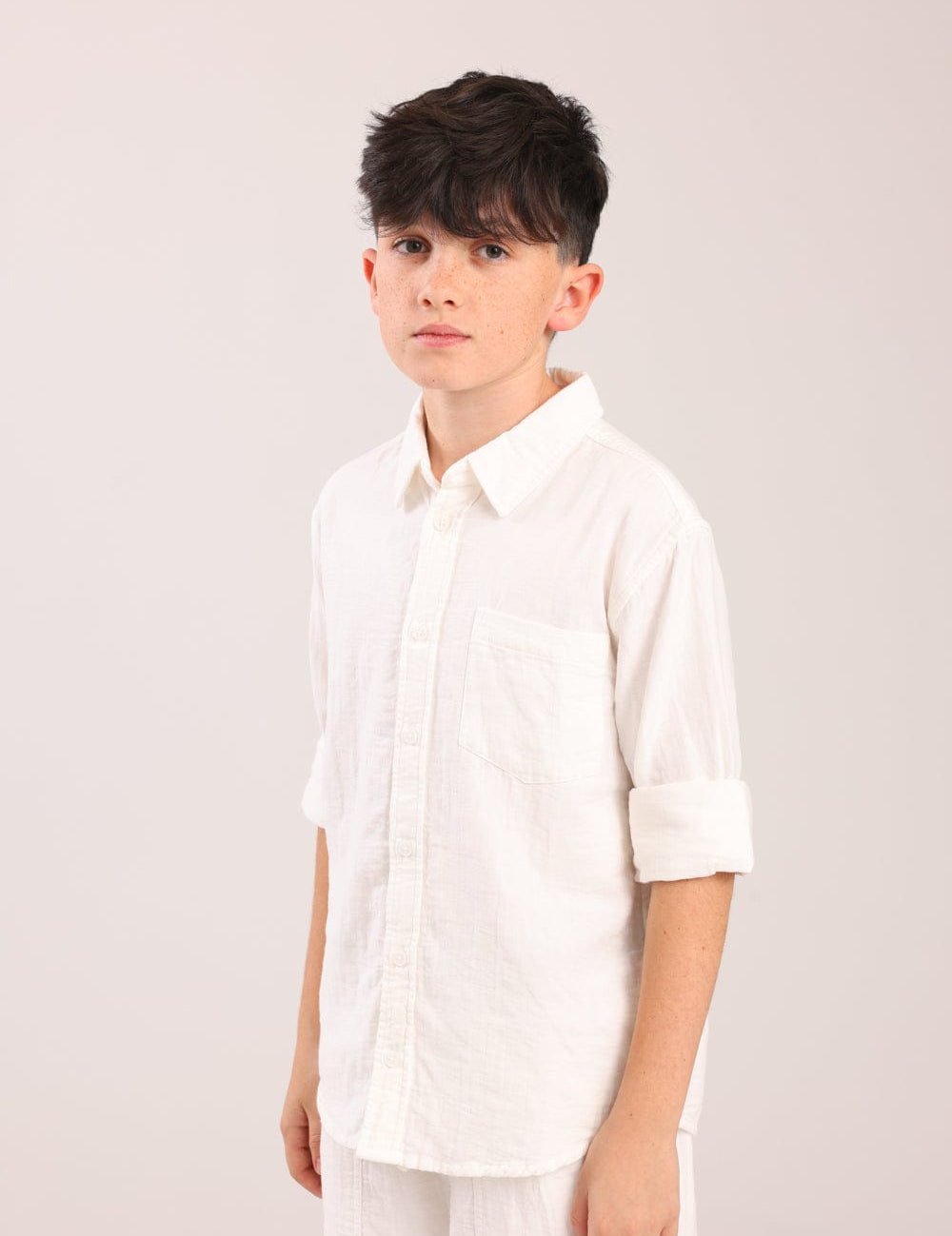 FOX בנים חולצה חולצה מכופתרת עם צווארון חולצה מכופתרת עם צווארון